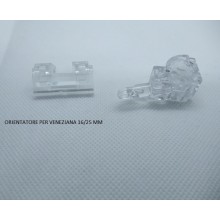 Orientatore per veneziane da 25 mm con tappo cassonetto